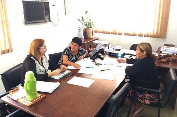 Maria Eliete em reunião com coordernadoras estaduais das redes do Pará
